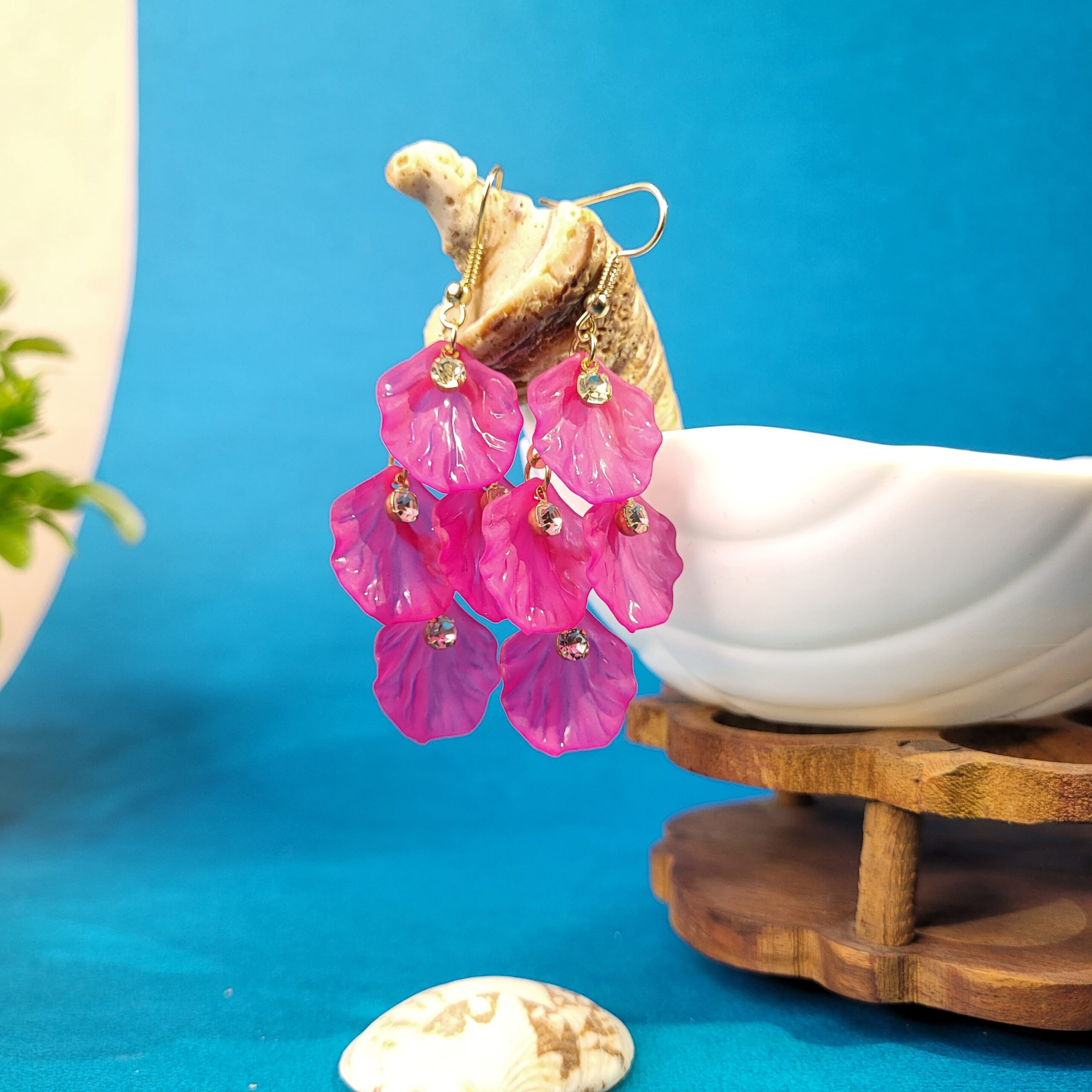 Flirty Petal Acrylic Earrings