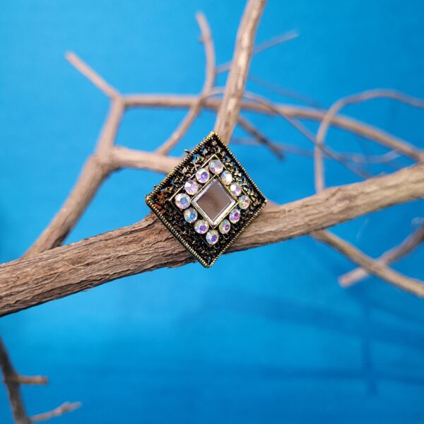 Classic Oxidized Statement Ring