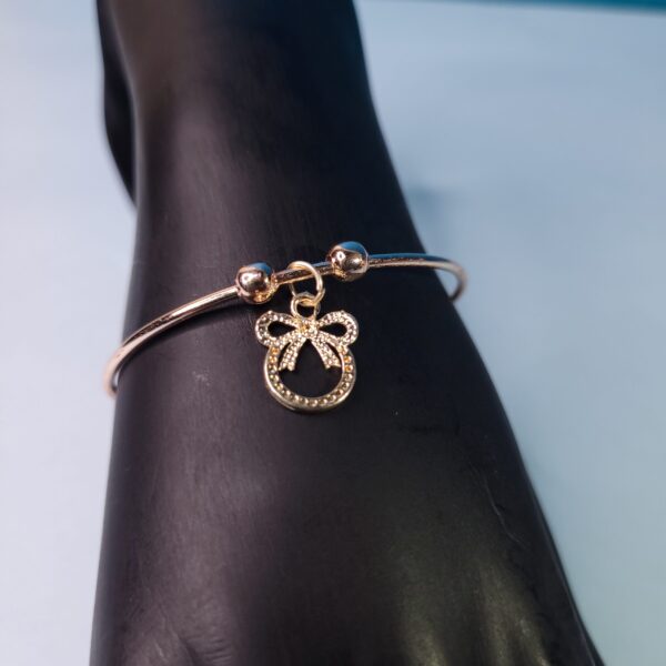 Romantic Rose Gold Charm Bracelet