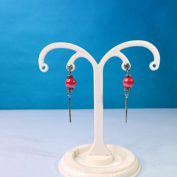 Radiant Pearl Sleek Drop Earrings