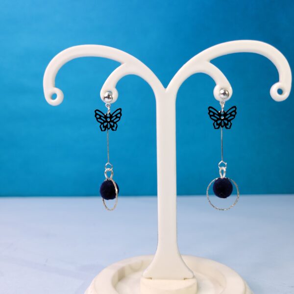 Elegant Butterfly Tassel Dangle Earrings